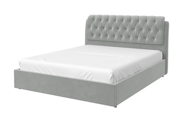 Кровать 2-спальная Белиста 180х200 (Светло-серый) с основанием в Миассе
