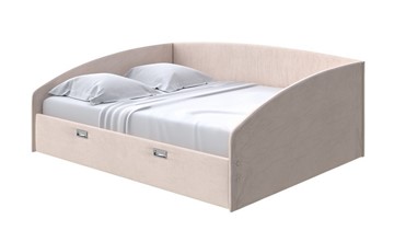 Кровать спальная Bono 160х200, Велюр (Ultra Суфле) в Копейске