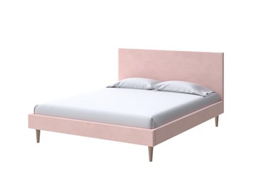 Кровать Claro 160х200, Велюр (Ultra Розовый мусс) в Миассе