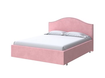 Спальная кровать Classic 160х200, Велюр (Casa Жемчужно-розовый) в Челябинске