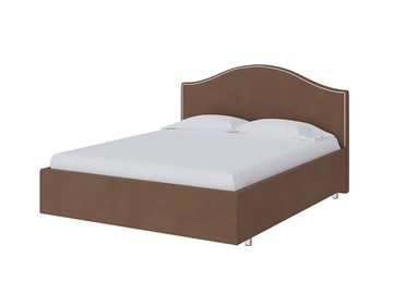 Спальная кровать Classic 180х200, Велюр (Forest 514 Светло-коричневый) в Магнитогорске