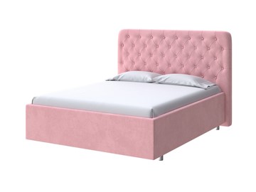 Кровать 2-спальная Classic Large 160х200, Велюр (Casa Жемчужно-розовый) в Челябинске