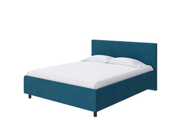 Кровать 2-спальная Como (Veda) 3 140x200, Микрофибра (Diva Синий) в Миассе