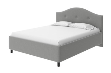 Двуспальная кровать Como (Veda) 7 200x200, Искусственная шерсть (Лама Светло-серый) в Миассе