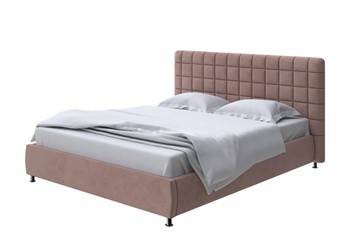 Кровать 2-спальная Corso-3 140x200, Велюр (Ultra Горячий шоколад) в Магнитогорске