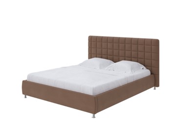 Кровать двуспальная Corso-3 200x200, Велюр (Forest 514 Светло-коричневый) в Челябинске - предосмотр