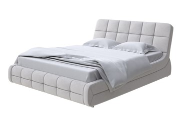 Двуспальная кровать Corso-6 140x200, Велюр (Ultra Серый камень) в Челябинске