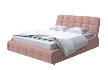 Спальная кровать Corso-6 160х200, Шенилл (Piano 10 Винтажный розовый) в Челябинске