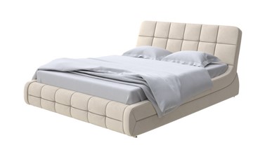 Кровать спальная Corso-6 160х200, Велюр (Ultra Песочный) в Копейске