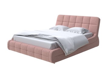Спальная кровать Corso-6 180х200, Шенилл (Piano 10 Винтажный розовый) в Челябинске