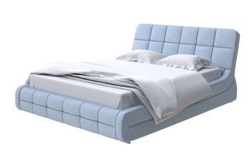 Кровать в спальню Corso-6 180х200, Велюр (Scandi Cotton 21 Китайский Голубой) в Челябинске - предосмотр