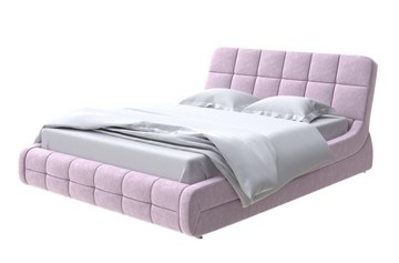 Спальная кровать Corso-6 200х200, Флок (Бентлей Нежно-лиловый) в Челябинске