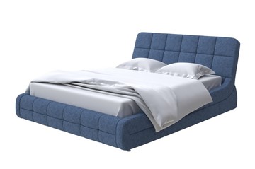 Спальная кровать Corso-6 200х200, Рогожка (Levis 78 Джинс) в Магнитогорске