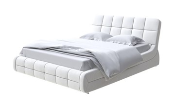 Кровать спальная Corso-6 200х200, Рогожка (Тетра Молочный) в Миассе