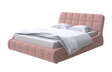 Кровать в спальню Corso-6 200х200, Шенилл (Piano 10 Винтажный розовый) в Челябинске