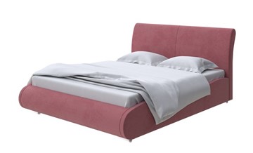 Двуспальная кровать Corso-8 160x200, Велюр (Ultra Багряный) в Миассе