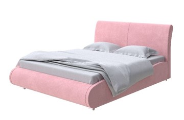 Кровать 2-спальная Corso-8 Lite 140x200, Велюр (Casa Жемчужно-розовый) в Магнитогорске