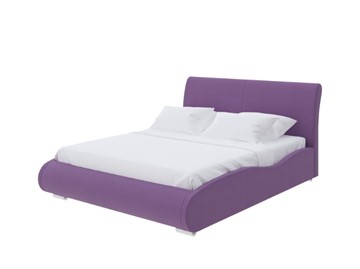 Кровать 2-х спальная Corso-8 Lite 140x200, Велюр (Forest 741 Светло-фиолетовый) в Магнитогорске