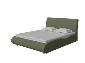 Кровать спальная Corso-8 Lite 140x200, Искусственная шерсть (Лама Авокадо) в Миассе