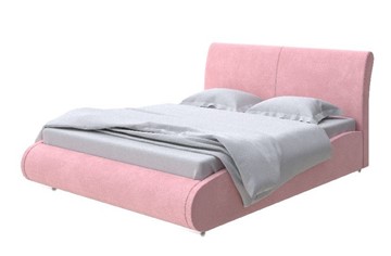 Кровать 2-х спальная Corso-8 Lite 160х200, Велюр (Casa Жемчужно-розовый) в Челябинске