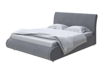Двуспальная кровать Corso-8 Lite 180х200, Велюр (Ultra Мокрый асфальт) в Копейске