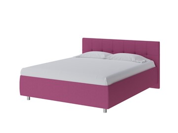 Кровать в спальню Diamo 200х200, Рогожка (Savana Berry (фиолетовый)) в Челябинске