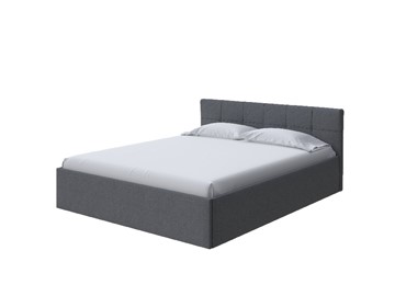 Кровать в спальню Domo Plus 160х200, Рогожка (Savana Grey (серый)) в Миассе