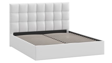 2-спальная кровать Эмбер тип 1 (Экокожа белая) в Копейске - предосмотр 1