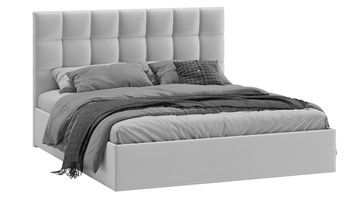Кровать двуспальная Эмбер тип 1 (Велюр Confetti Silver) в Магнитогорске