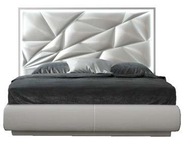 Двуспальная кровать FRANCO KIU 1242 с LED подсветкой изголовья (180х200) в Челябинске - предосмотр
