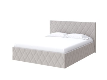 Двуспальная кровать Fresco 180х200, Рогожка (Тетра Молочный) в Миассе