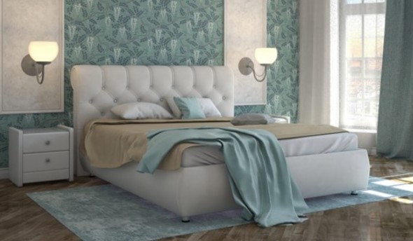 Кровать в спальню Gondola 100 с ортопедической решеткой 160х200 в Челябинске - изображение