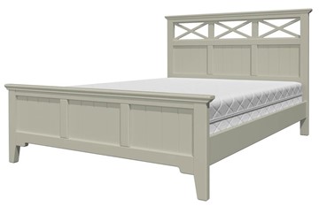 Кровать двуспальная Грация-5 с фисташковым карнизом (Фисташковый) 160х200 в Миассе