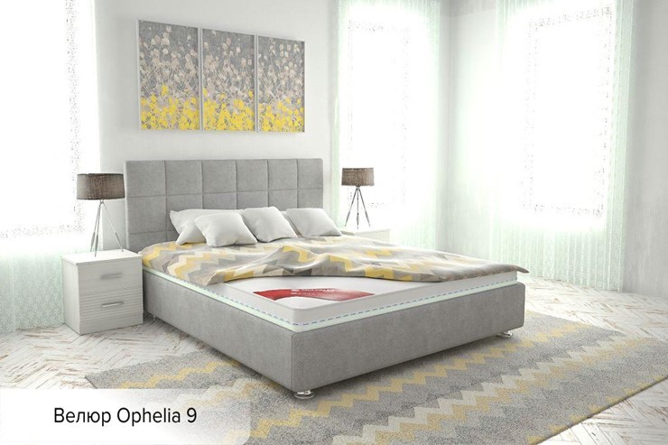 Двуспальная кровать Капри 180х200 (с основанием) в Миассе - изображение 15