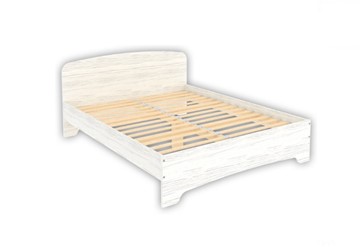 Кровать KМ16 с основанием, цвет Арктика в Миассе