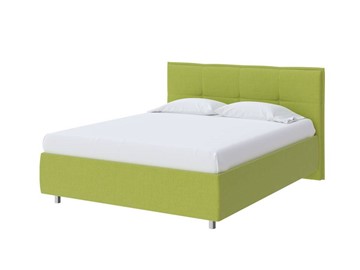 Кровать 2-спальная Lino 180х200, Рогожка (Тетра Яблоко) в Миассе
