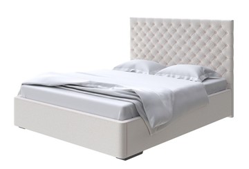 Кровать 2-спальная Modena 200x200, Велюр (Scandi Cotton 3 Лён) в Копейске