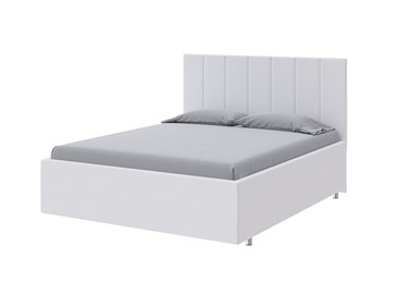 Двуспальная кровать Modern Large 140х200, Экокожа (Белый) в Копейске