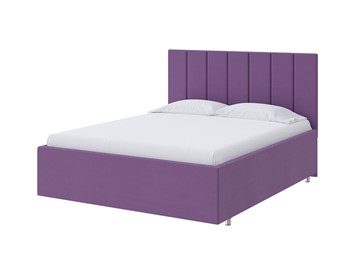 Двуспальная кровать Modern Large 140х200, Велюр (Forest 741 Светло-фиолетовый) в Миассе