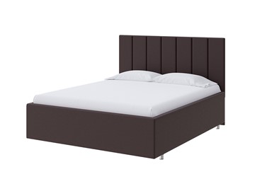 Кровать 2-спальная Modern Large 160х200, Экокожа (Коричневый) в Миассе