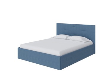 Кровать спальная Mono 180х200, Рогожка (Тетра Голубой) в Миассе