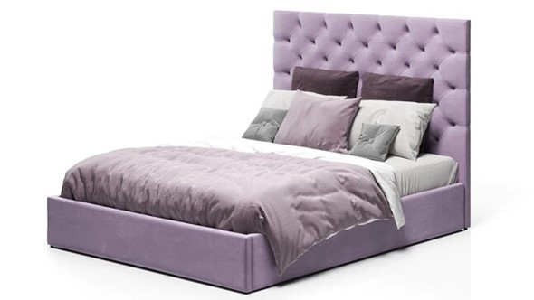 Кровать 2-спальная Наполи 1600 с утяжками в Копейске - изображение