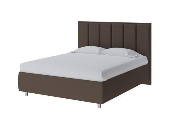 Кровать 2-спальная Routa 180х200, Рогожка (Savana Chocolate (шоколад)) в Миассе - изображение