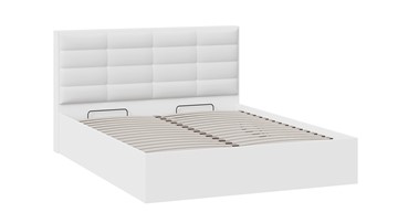 Двуспальная кровать с подъемным механизмом Агата тип 1 (Белый) в Челябинске - предосмотр 1