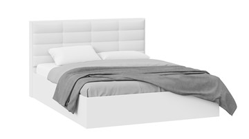 Двуспальная кровать с подъемным механизмом Агата тип 1 (Белый) в Копейске