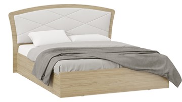 Спальная кровать с подъемным механизмом Сэнди Тип 1 без заглушины (Вяз благородный/Белый) в Миассе