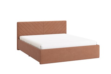 Спальная кровать Сандра 2 1.6, персик (велюр) в Миассе