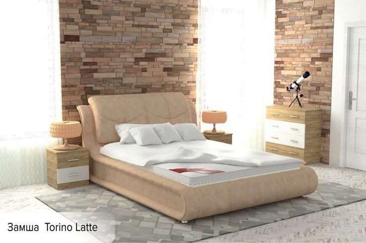 Кровать 2-спальная Сицилия 160х200 (с основанием) в Челябинске - изображение 3
