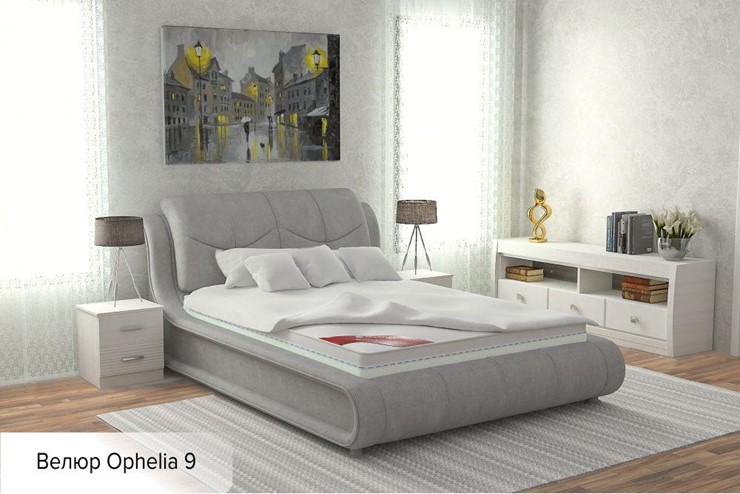 Кровать в спальню Сицилия 180х200 (с основанием) в Челябинске - изображение 2