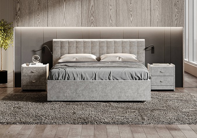 Спальная кровать Siena 200х200 с основанием в Челябинске - изображение 3